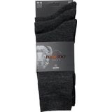Apollo - Merino Wolllen Sokken - Unisex - Antipress - 3-Pak - Antraciet