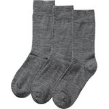 Apollo - Merino Wollen Sokken - Midden Grijs - Heren Sokken - 3 Paar