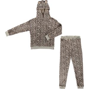 Swim Essentials - Oudroze Panterprint - Badpak - UV-werend - Lange Mouwen