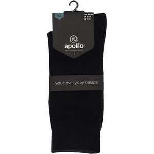 Apollo - Katoenen Herensokken - Marine Blauw - 3 Paar