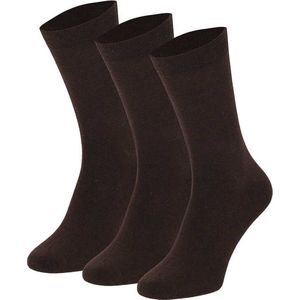 Apollo - Katoenen Heren Sokken - Donker Beige - 3 Paar