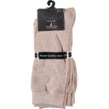 Apollo - Katoenen Heren Sokken - Medium Beige - 3 Paar
