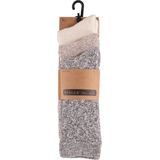Badstof Sokken - Multi Beige - 3-Pak - 74% Katoen - 23% Polyamide - 3% Elastaan