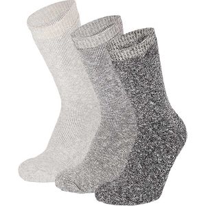 Badstof Sokken - Multi Navy - 3-Pak - 74% Katoen - Naadloos