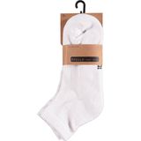 Apollo - Sport Enkelsokken - Wit - 3 Paar - Katoen