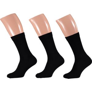 Apollo - Sportsokken - Zwart - Unisex - 3 Paar