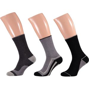 Apollo - Sportsokken - Zwart - Katoen - Unisex