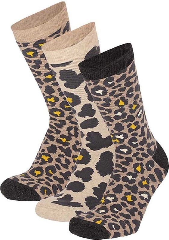 Badstof Sokken - Multi Navy - 6-Pak - Dames