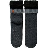 Apollo - Heren Huissokken - Grijs - 100% Polyester 100% Polyacryl