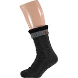 Apollo - Heren Huissokken - Grijs - 100% Polyester 100% Polyacryl