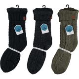 Apollo - Heren Huissokken - Groen - 100% Polyester - Antislip