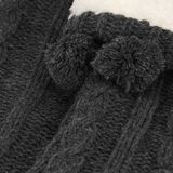 Apollo - Huissokken - Antraciet - 100% Polyester - Antislip