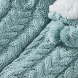 Apollo - Huissokken - Fashion Blauw - Glitter - Fluffy Sokken - Anti Slip