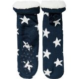 Apollo - Huissok - Navy Blauw - 100% Polyester - Fluffy en Antislip