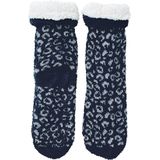 Apollo - Huissokken - Blauw - 100% Polyester - Antislip Zool