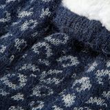 Apollo - Huissokken - Blauw - 100% Polyester - Antislip Zool