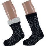 Apollo - Huissokken - Blauw - 100% Polyester - Antislip Zool