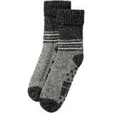 Morethansocks - Wollen Sokken - Licht Grijs - Huissokken Heren - Fluffy Sokken - Anti Slip