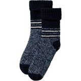 Apollo - Wollen Sokken - Donker Blauw - Fluffy - Antislip - 1 x Paar