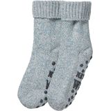 Wollen Huissokken - Licht Blauw - 45% Wol - Antislip Onderkant