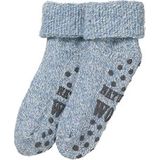 Wollen Huissokken - Licht Blauw - 45% Wol - Antislip Onderkant
