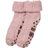Morethansocks - Wollen Huissokken - Licht Roze - Dames - Fluffy Sokken - Met Anti Slip