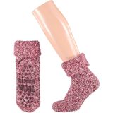 Apollo - Wollen Sokken - Huissokken - Fashion Rood - Fluffy - Antislip