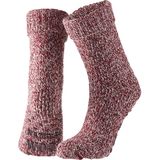 Apollo - Wollen Sokken - Huissokken - Fashion Rood - Fluffy - Antislip