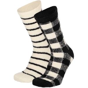 Apollo - Bedsokken - Zwart - 2-Pak - Dames