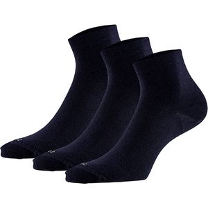 Modal by Apollo - Enkelsokken - Zwart - Wit - Navy Blauw - Zand - 3-Pak