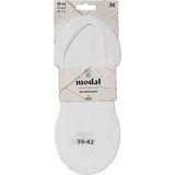 Modal by Apollo - Footies - Zwart - Wit - Inhoud 3 X Paar
