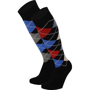 Modal Kniekousen - Zwart - Blauw - Navy Blauw - Rose - 2 X Paar