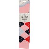 Modal Kniekousen - Zwart - Blauw - Navy Blauw - Rose - 2 X Paar