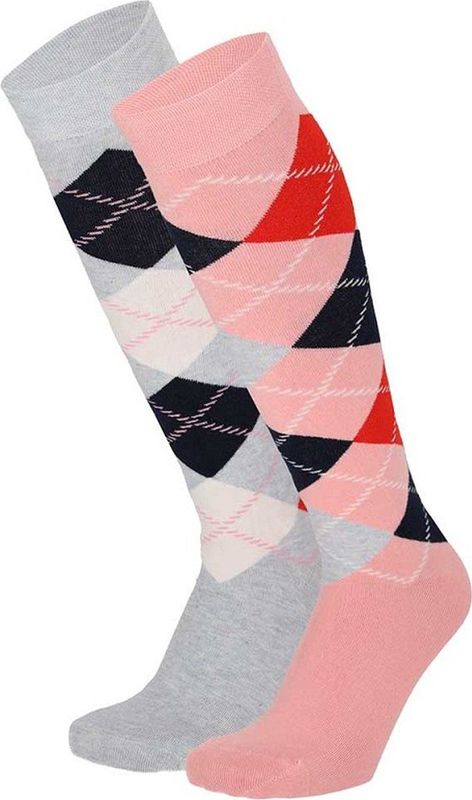 Modal Kniekousen - Zwart - Blauw - Navy Blauw - Rose - 2 X Paar