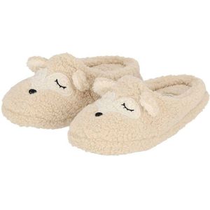 Apollo - Pantoffels - Beige - Teddy Fox - 100% Polyester - Instap