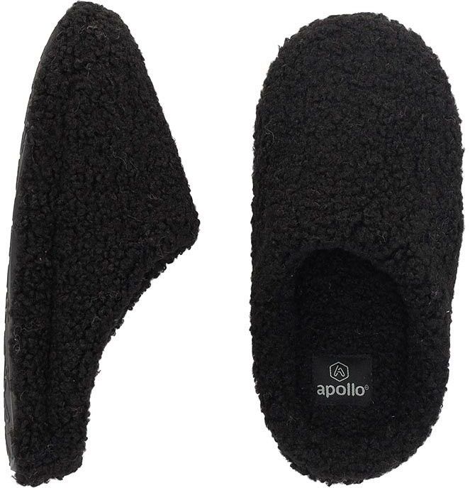 Morethansocks - Pantoffels - Grijs - Teddy Wol