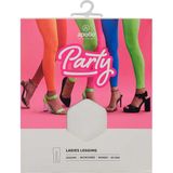 Apollo - Dames Party Legging - Fluor Roze - 60 Denier - 1 Stuk