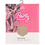 Apollo - Dames legging lurex - 60 denier - Lurex zilver - Maat L/XL - Glitter panty - Glitter legging - Glitter legging dames - Zilveren legging