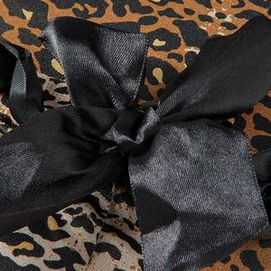 Apollo - Dames Fantasy panty stay up - Leopard print - One Size - Luipaard legging - Panty met print - Stay up panty - Panty - Stay up kousen dames - Panty's