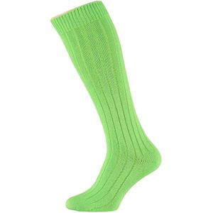 Apollo - Party soccer sokken - Sokken Carnaval - fluor groen - Maat 36/41 - Carnavalskleding dames - Carnavalskleding - Carnavalskleding jongens - Sokken carnaval