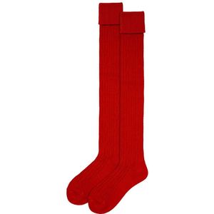 Apollo - Feest Over Kniekousen - Rood - 1x Paar - 90% Polyacryl