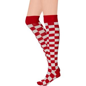 Apollo - Over kniekousen Brabant - Rood - Kniekousen - Unisex
