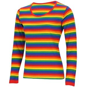 Apollo Party - Dorus T-shirt - Dames - Oranje/Groen - 100% Katoen