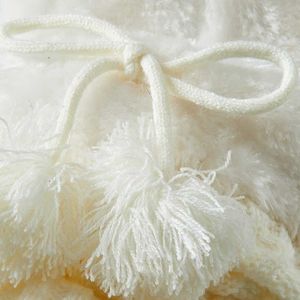 Apollo - Beenwarmers Carnaval - Met Pompon - Wit - One Size - Beenwarmers Dames