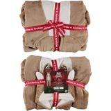 Apollo - Kerst Onesie - Bruin/Groen - 100% Polyester - 1 stuk