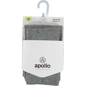 Apollo - Maillot meisjes - Kinder maillot - Maat 104/110 - Midden Grijs - Maillots - Legging meisjes - Maillot 104 - Meisjes maillot - Legging meisje - Maillot grijs