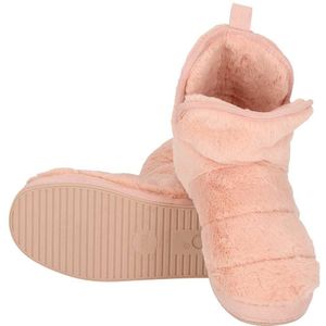 Apollo - Hoge Sloffen - Fake Fur - Roze - 100% Polyester - 1 X Paar