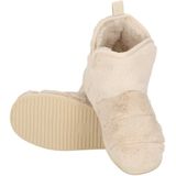 Hoge Sloffen - Beige - Fake Fur - Dames