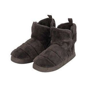 Apollo - Hoge Sloffen - Fake Fur - Antraciet - 100% Polyester