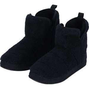 Apollo Sloffen Heren | Teddy Wol | Navy Blue| Maat 41/42 EU | Comfortabele Heren Pantoffels Voor Winters | Antislip Pantoffels Voor Binnen Buiten